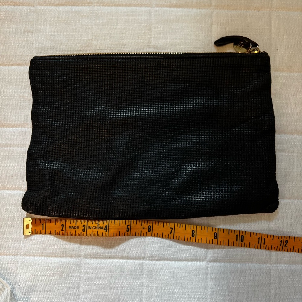 Clare V Black Clutch and Wristlet